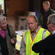 Bishop Victoria and Kaiapoi clergy Geoff Howarth and Jane Davison are updated on civil defence.