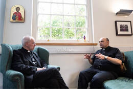 ABC meets with Gaza priest