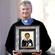 Dean Frank Nelson with the All Black icon that will soon nip across the Tasman.