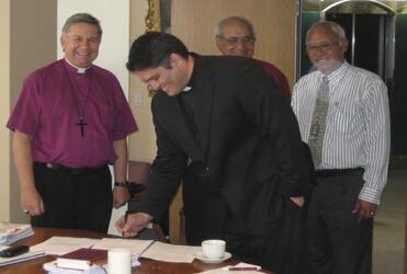 Michael Tamihere, the new Three Tikanga Youth Commissioner, has the warm-hearted support of our three archbishops.