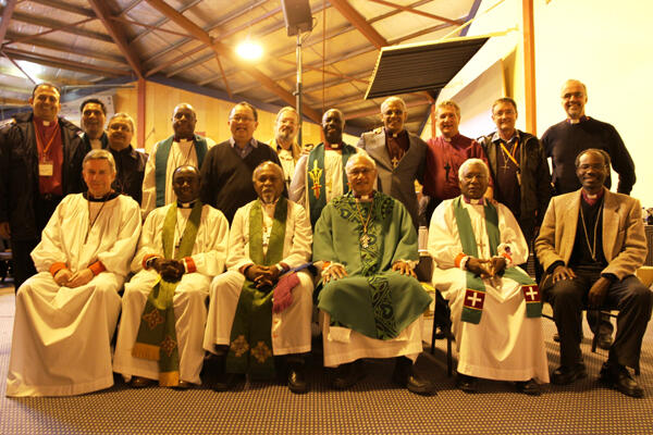 The bishops who came from the four corners of the earth to be at the 2011 Common Life Missions Conference.