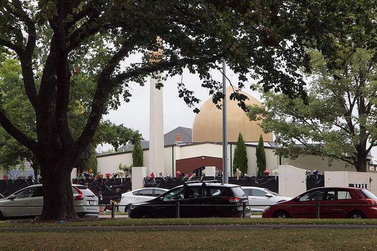 Al Noor Mosque in Linwood, Christchurch where 42 people lost their lives in the March 15 terror attack. Photo: James Dann, Wikipedia Commons.