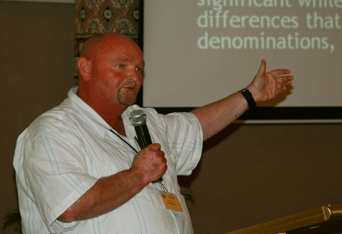 Rev Brian Dawson points to the need for more adult education in this church.