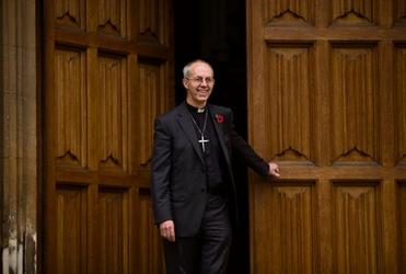 Bishop Justin Welby, at the door of a new era. 