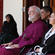 The Archbishop and his wife, Dr Jane Williams, listen intently to the oratory at Turangawaewae.