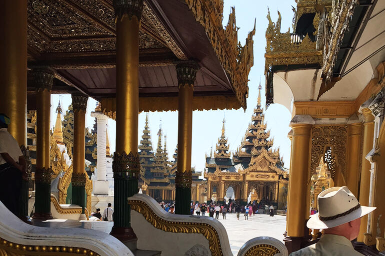 The Shwedagon Pagoda in Yangon, where the Family Gathering of the Church of the Province of Myanmar was held.