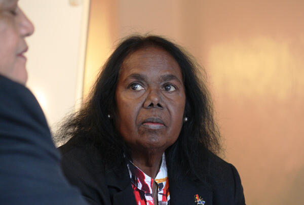 Mrs Didamain Uibo, who is a school principal at Numbulwar, 800 km west of Darwin. Numbalwar is the site of an Anglican mission.