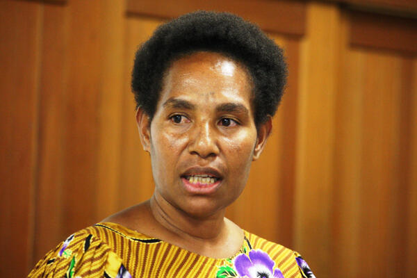 Mrs Jessica Ingen, from Papua New Guinea - whose husband is a newly ordained bishop in that province.