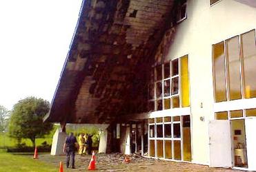 Investigators begin to assess the damage and causes of the overnight fire at Te Karaiti.
