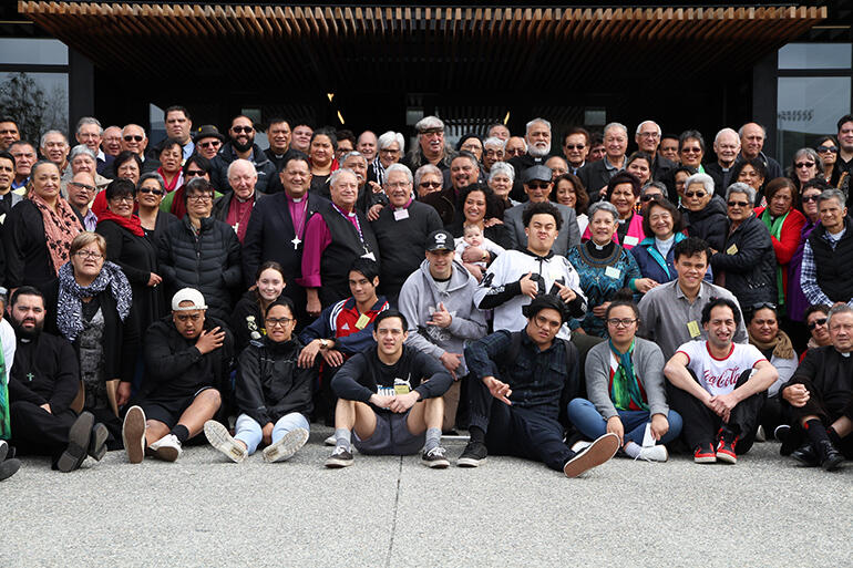 A chunk lifted from the Te Runanganui group photo.