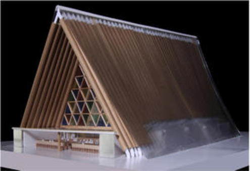 Cardboard Model Church