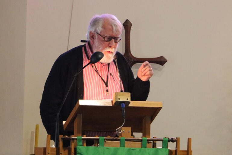 Rev Bryden Black challenged synod to consider the church’s liability in the reinstatement project.