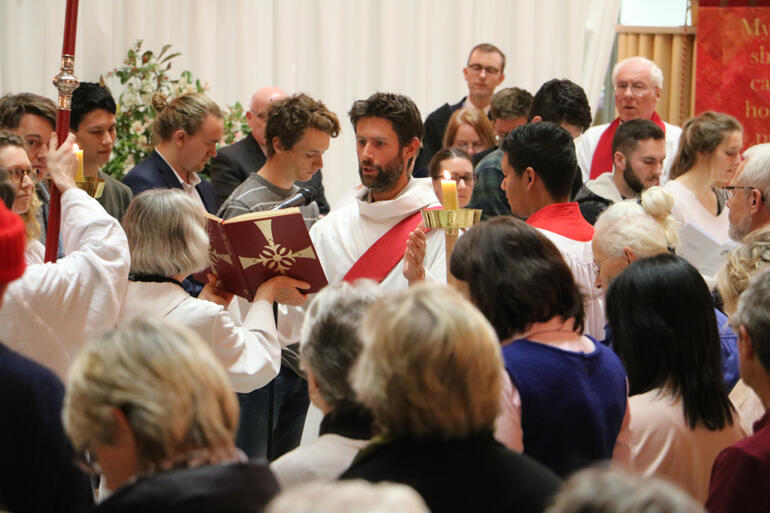 Rev Jolyon White reads from Matt 25: 31-45  'Whatever you did for the least of these, you did for me.'