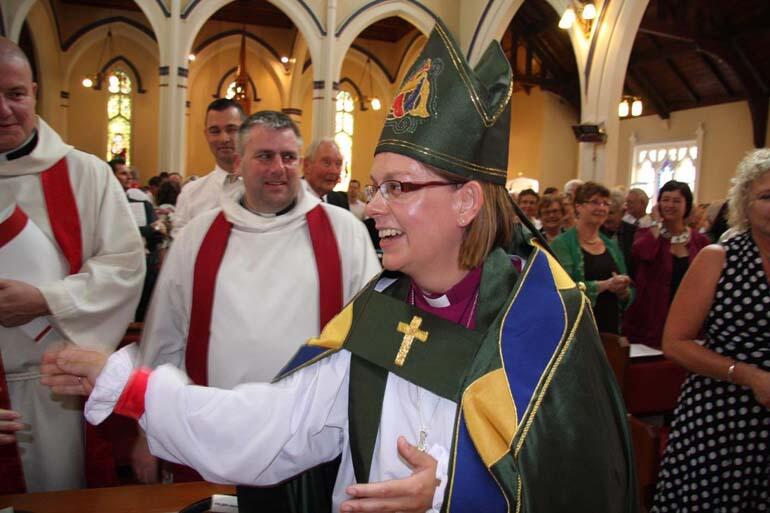 The newly ordained Bishop of Waikato, the Rt Rev Dr Helen-Ann Hartley.