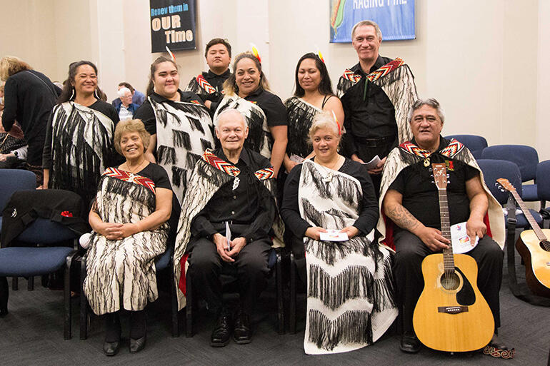 Ngati Poneke brought their song and their support.