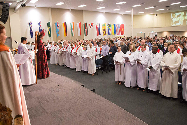 The ordinations took place at The Hope Centre, in Lower Hutt.