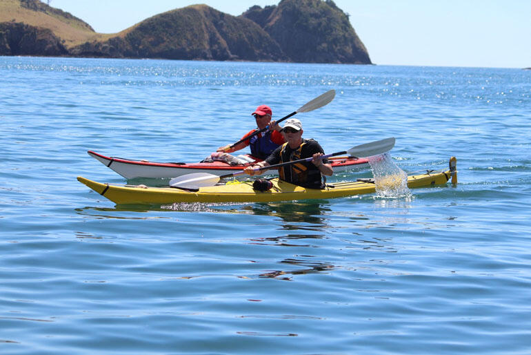 Don't be misled by the sparking waters of Oihi Bay. The kayak journey was not all plain sailing.