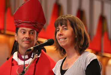 Jenny Duckworth gave a moving speech, and reflected on a new role for her husband - and a lifelong call to serve the least, the last and the lost..