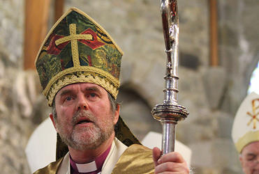 Archbishop Philip Richardson at Saturday's service of recognition and commissioning at Taranaki Cathedral.