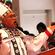 Bishop Winston leads the congregation at Auckland's Holy Trinity Cathedral in singing The Gloria.