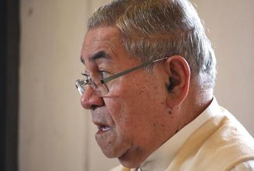 Archbishop Jabez Bryce tells the memorial service how the tsunami has affected the wider diocese.