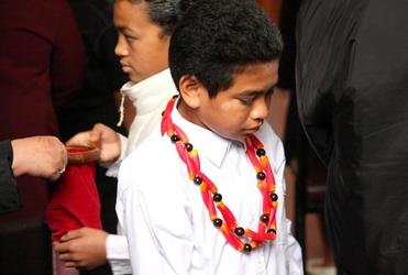 Auckland's Samoan Anglicans open their hearts and pockets during the memorial service at Ekalesia Agelekana on Sunday.