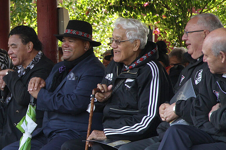 Archdeacon Tiki travelled from the New Plymouth General Synod to Turangawaewae, for the service to mark the 160th anniversary of the Kingitanga.