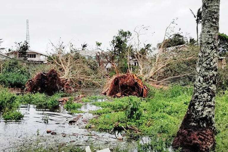 Scenes from Tonga this morning. Pic by Fei Tevi.