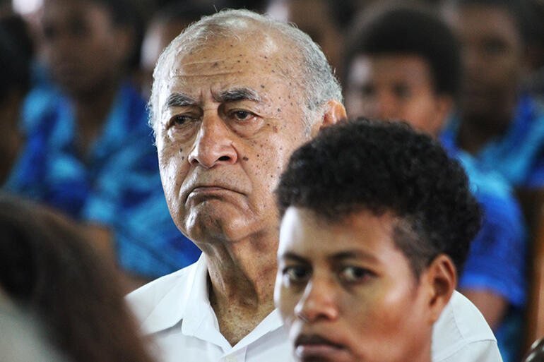 That's Brigadier-General (Ret'd) Epeli Nailatikau, who was President of Fiji from 2009 to 2015.