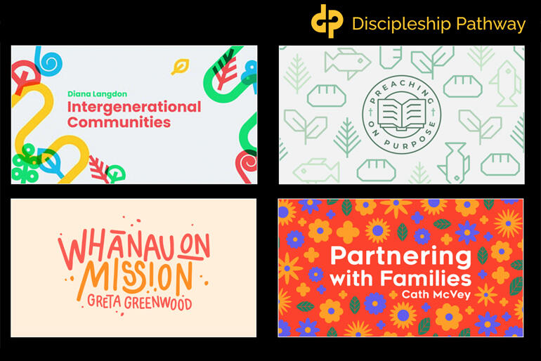 Discipleship Pathway offers video-based ministry training courses for intergenerational ministries and more. www.discipleship.nz/collections