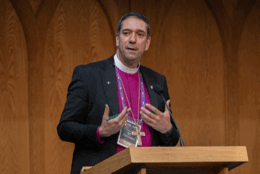 Archbishop Hosam Naoum speaks during debate on ACC decision on Archbishop of Canterbury