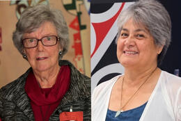 Margaret Bedggod and Huia Tarere