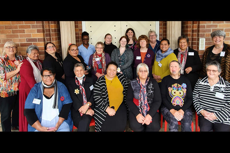 Anglican Women's Studies Council members and link representatives meet in 2023.