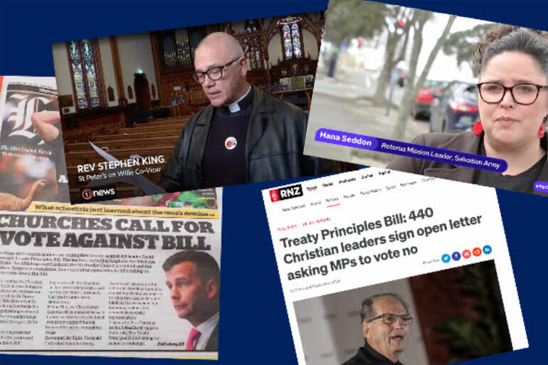 Multiple news outlets covered the 440+ church leaders' letter calling on MPs to vote down the Treaty Principles Bill.