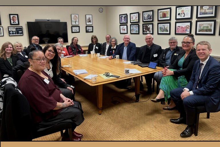 Archbishop Justin join church leaders meeting with the NZ parliamentary Opposition including leader Hon Chris Hipkins. Archbishop Justin join church leaders meeting with the NZ parliamentary Opposition including leader Hon Chris Hipkins.