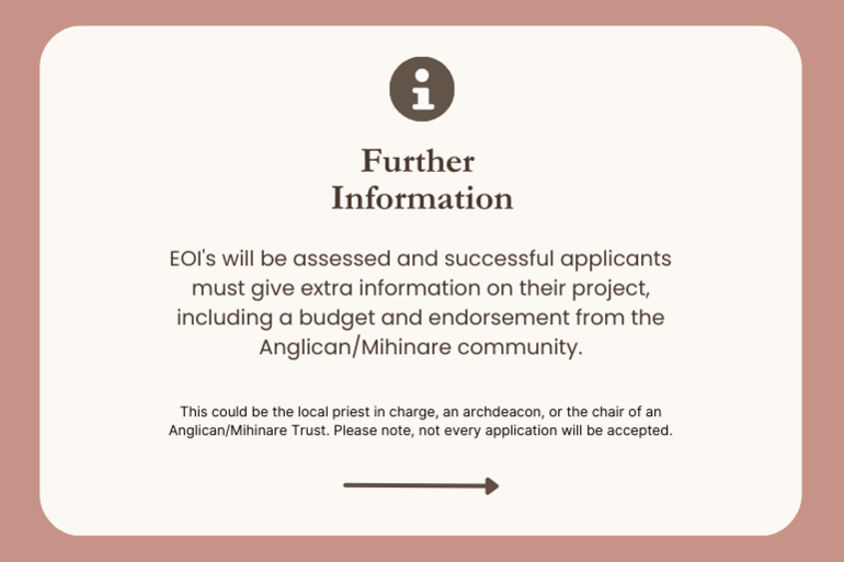 Step Two: Hāpaitia's funding group assesses expressions of interest and invites applications. Step Two: Hāpaitia's funding group assesses expressions of interest and invites applications.