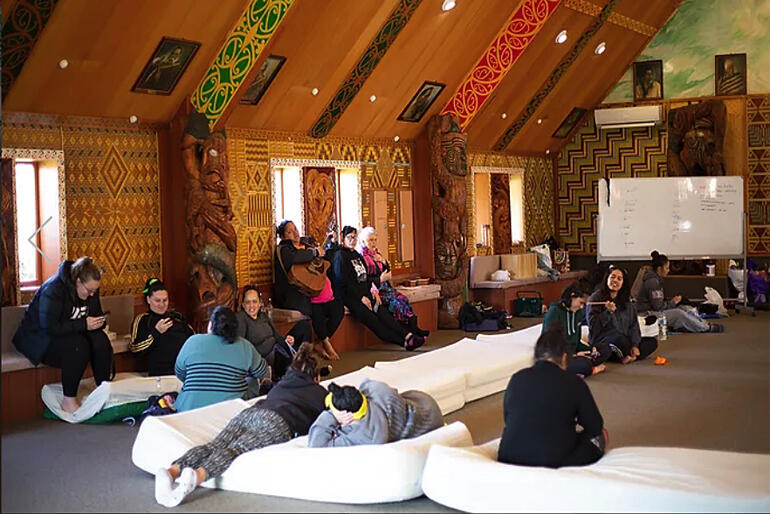 Papakura Marae, which served as a Cyclone Gabrielle evacuation centre and Auckland City Mission-supplied foodbank.