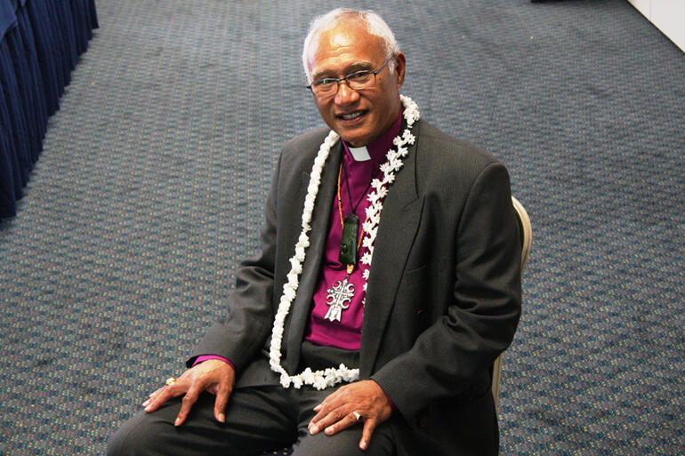 The Rt Rev Dr Winston Halapua, the new diocesan Bishop of Polynesia, and therefore Archbishop of this church.