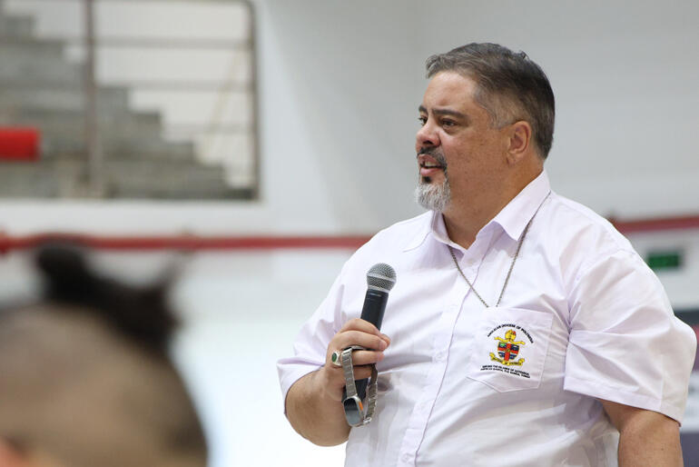 Archbishop Don presents the example of marae and church climate response in Tarāwhiti during and after Cyclone Gabrielle.