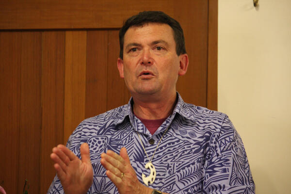 Richard Sawrey was the Tikanga Pakeha delegate. He's recently returned from teaching pastoral care in a Fijian theological college.