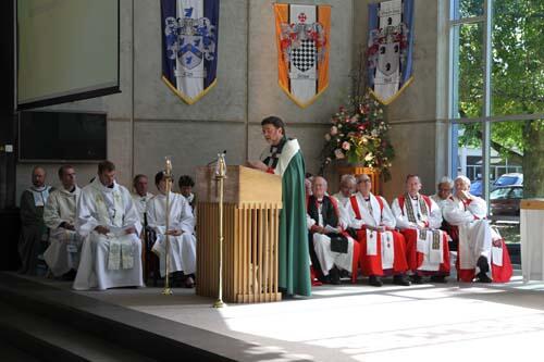 Bishop Philip Richardson expounds on the Word at Archbishop David's farewell service.