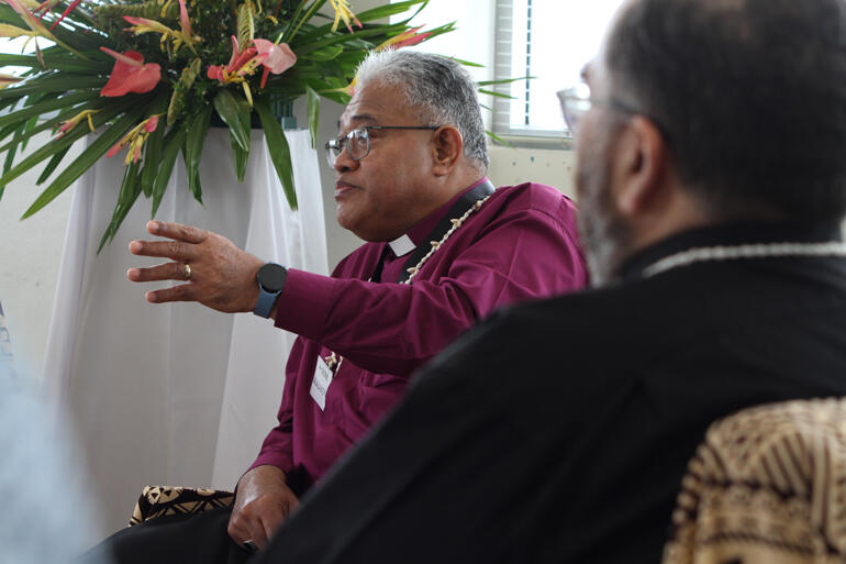 Archbishop Sione Ulu'ilakepa speaks on the need for theological education to help students rise up and find their voices. Archbishop Sione Ulu'ilakepa speaks on the need for theological education to help students rise up and find their voices.