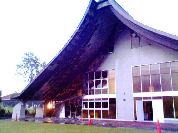 Fire broke out overnight at Te Karaiti, the South Auckland Anglican marae church. Fire broke out overnight at Te Karaiti, the South Auckland Anglican marae church.