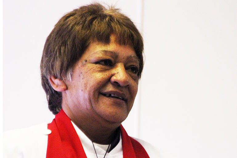 That's the Rev Erroline Anderson, who is the missioner/priest in charge of Te Rau Oriwa. That's the Rev Erroline Anderson, who is the missioner/priest in charge of Te Rau Oriwa.
