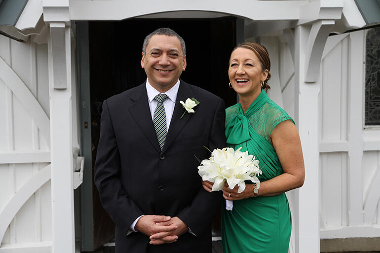The college's new Tikanga Maori dean, Katene Eruera, married his sweetheart, Wendy Knight, in the college chapel this afternoon.