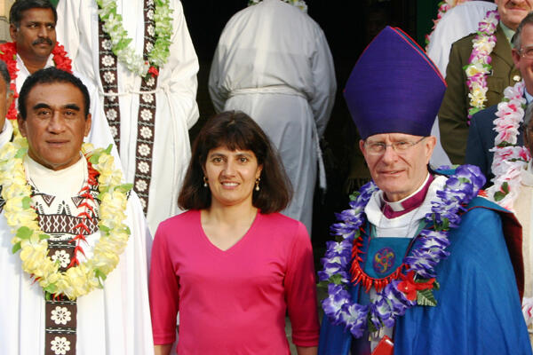 +Tom has been Bishop to the defence forces for 18 years. Here he is at the 2007 ordination of Rev Wayne Toleafoa, the navy chaplain.
