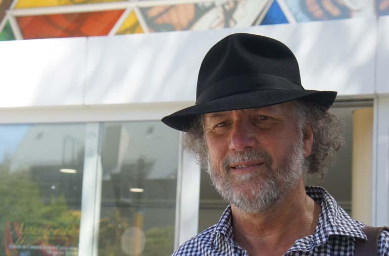 Artist John Badcock: soon to exhibit in Christchurch's Transitional Cathedral.