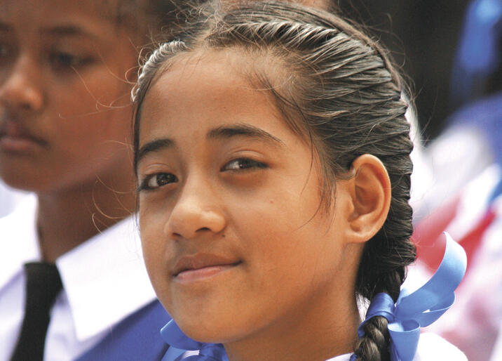Young people delighted in the spectacle of Tonga's coronation. Young people delighted in the spectacle of Tonga's coronation.