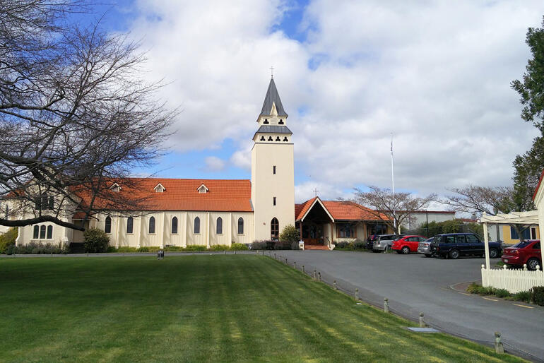 St Luke's Havelock North where Fr John Matthews and the parish team have generously hosted Hukarere's learning hub.