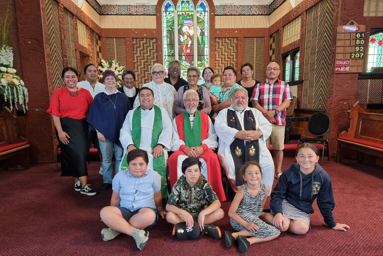 Bishop Ngarahu Katene and the Te Aka team gather for the first meeting of their network of mātanga – experts in ministry, education and media.